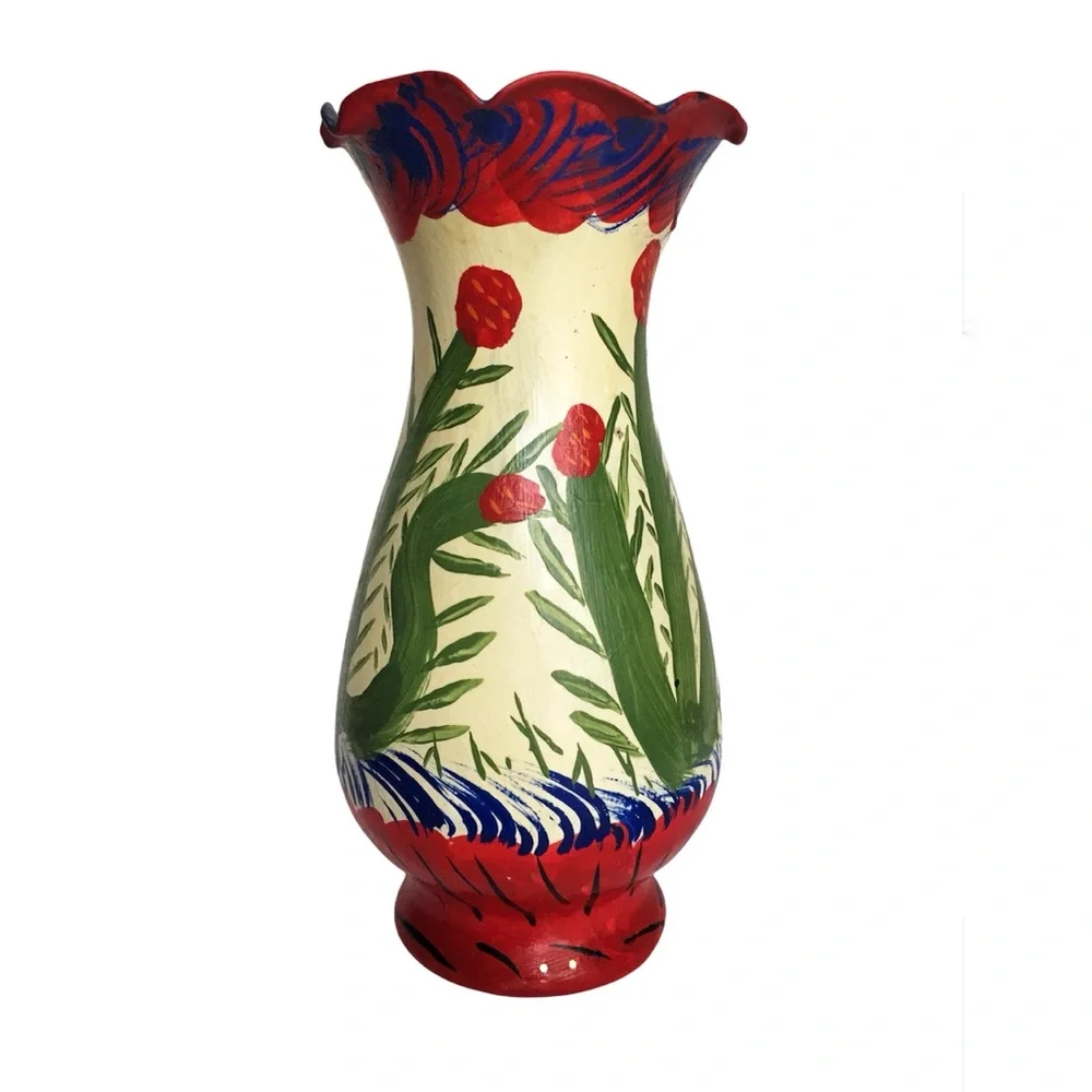 Hand Painted Norell Gudaitis Original Art Vase
